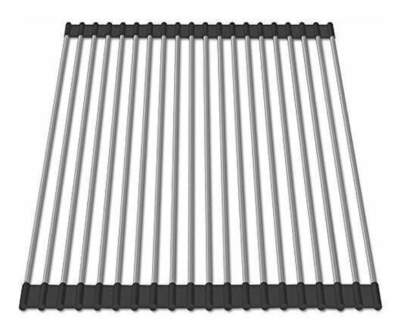 Escurridor De Platos Enrollable - Acero Inoxidable. 1