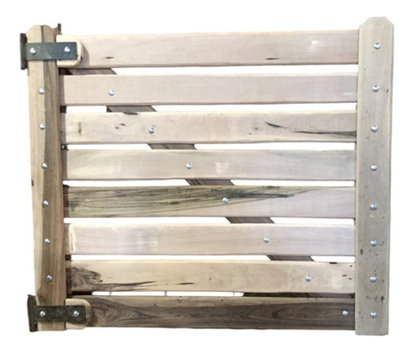 Cerco Semi Ciego Modelo Horizontal- Madera Dura Guayubira 1 Cerco Semi Ciego Modelo Horizontal- Madera Dura Guayubira 1