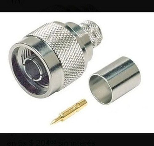Adaptador C/coaxial Rg213 50 Ohm N-macho A N-macho De 50cm 1