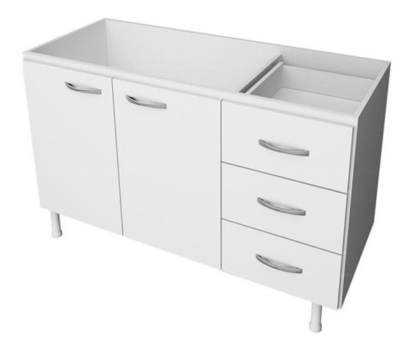 Bajo Mesada 2 Ptas. 3 Caj Con Correderas Metálicas  Laser Tv 0 Bajo Mesada 2 Ptas. 3 Caj Con Correderas Metálicas  Laser Tv 0