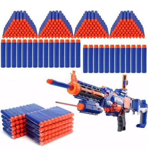 100 Piezas Niños Relleno Juguete Pistola Bala Dardos Blaster 1