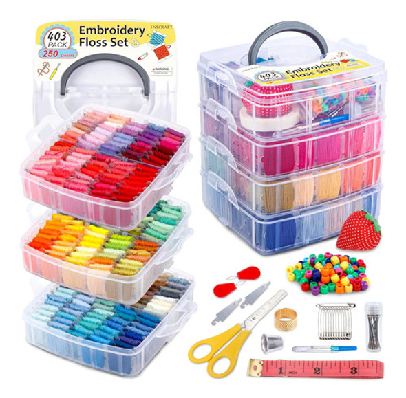 Conjunto De 250 Colores De Hilo De Bordado Con Caja Transpar 0 Conjunto De 250 Colores De Hilo De Bordado Con Caja Transpar 0