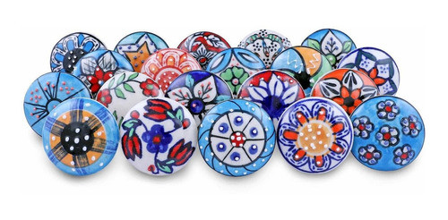 20 Tiradores De Ceramica / Porcelana (7kqz1s98) 1