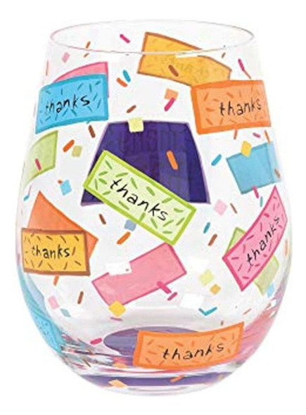 Enesco Lolita Muchas Gracias Stemless Glass 1