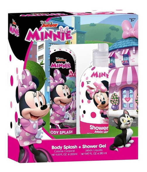 Set Body Splash 200 Ml Minnie Mas Shower Gel 280 Ml 0