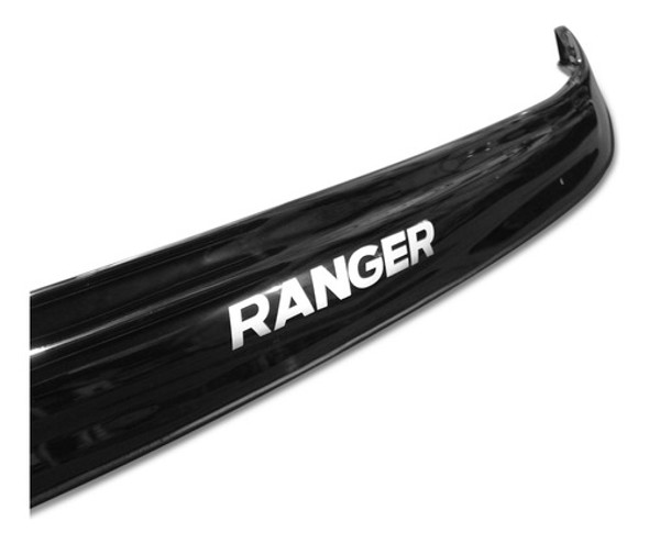 Deflector De Capó Spaco Policarbonato Ford Ranger T6 Negro 0