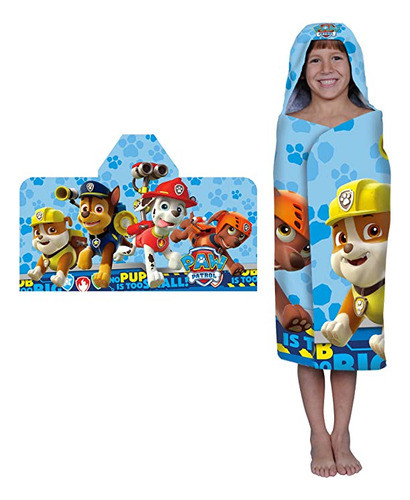 Paw Patrol Rescue Crew - Toalla Con Capucha 0