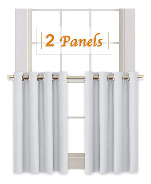 Ryb Home Cortinas Oscurecedoras Cenefas Set Decorativas Para 1