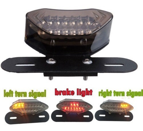Humo 20led Luz De Freno De La Cola De Freno Placa De Matrícu 1