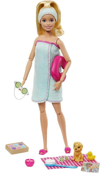 Muñeca Barbie Rubia Original Articulada Mascota Y Accesorios 1