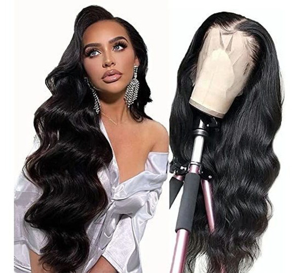 Pelucas Frontales De Encaje Con Ondas Corporales Cabello H 0