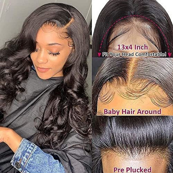 Pelucas Frontales De Encaje Con Ondas Corporales Cabello H 1