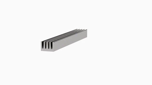 Pack X3 Disipador Aluminio Pequeño - 5 Aletas- 2,6 Cm Cuotas 0