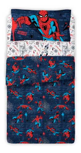 Acolchado Y Sabanas  Hombre Araña 1