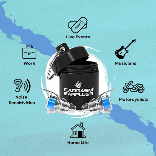 Tapones Para Conciertos, Sensibilidad Al Ruido, Caja Azul 1