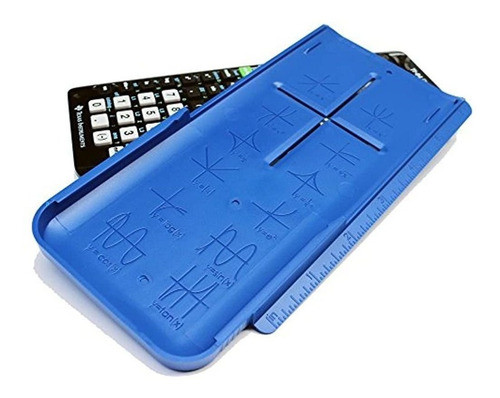 Ez Graficando La Cubierta Deslizante Dura Azul Para Ti 84 Pl 0