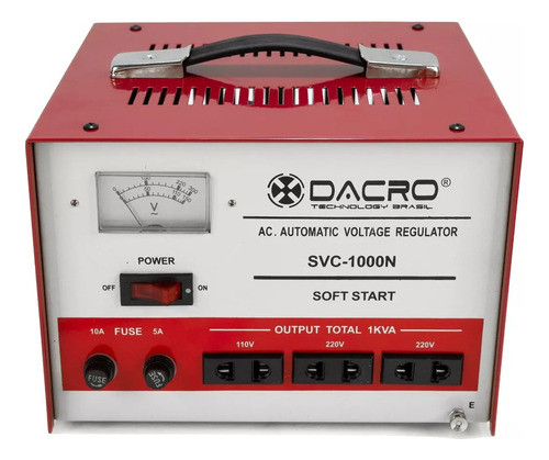 Regulador De Voltaje  Tensiómetro 220v - 110v 1000w Mecánico 0