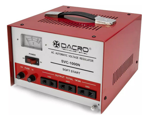 Regulador De Voltaje  Tensiómetro 220v - 110v 1000w Mecánico 1