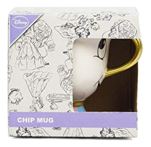 Taza Con Chip Fab Starpoint Disney La Bella Y La Bestia Con 1