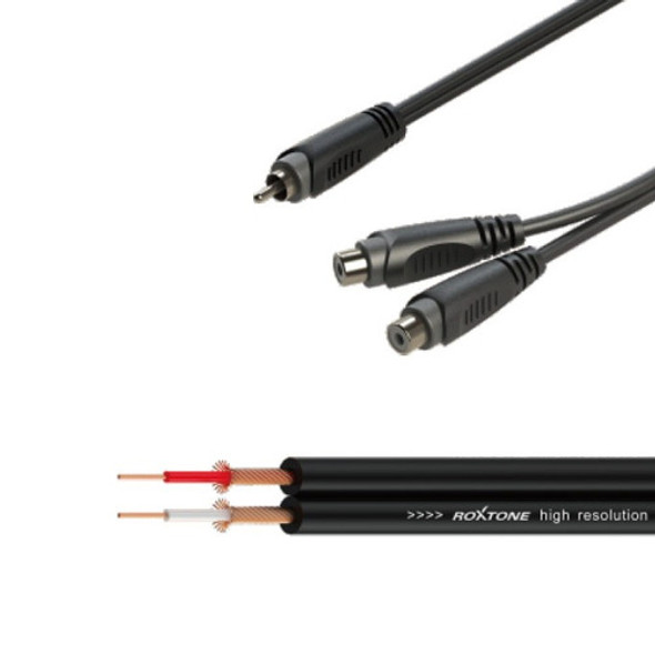 Cable Rca Roxtone Rayc570l02 1 Rca Macho 2 Rca Hembra 0 Cable Rca Roxtone Rayc570l02 1 Rca Macho 2 Rca Hembra 0