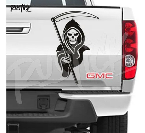 Calcos Stickers Ploteos Parca San La Muerte Autos Camionet 0