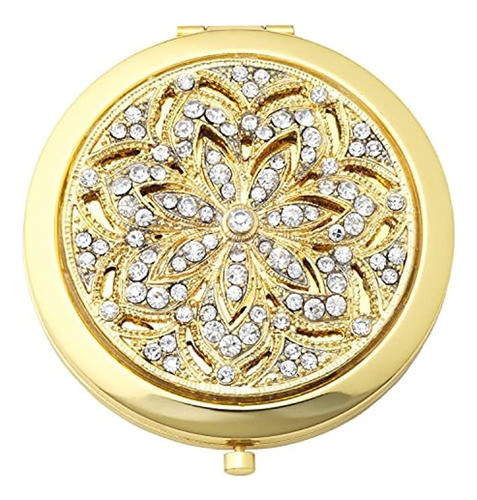 Espejo De Maquillaje Compacto Olivia Riegel Gold Windsor 0