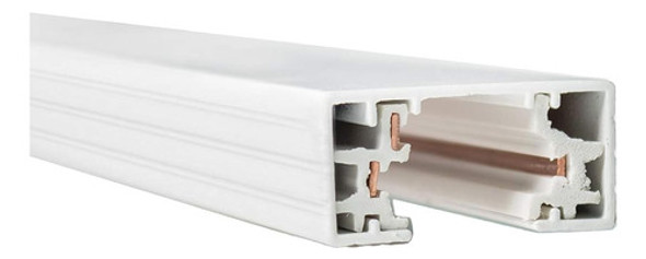 Wac Lighting, H Track 8ft Circuito Único 120v Con 2 Tapas En 0