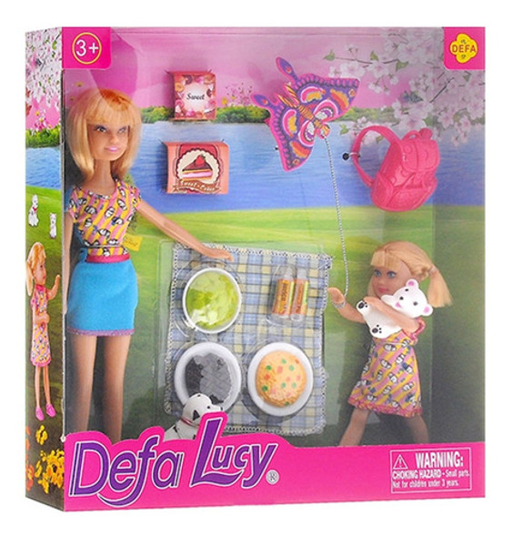 Muñeca Defa Lucy Y Sairy Dia De Camping 0