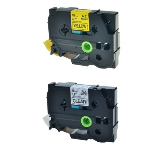 2pk 18mm Laminado De Tze Tz 141 641 Etiqueta Cintas Cassette 0