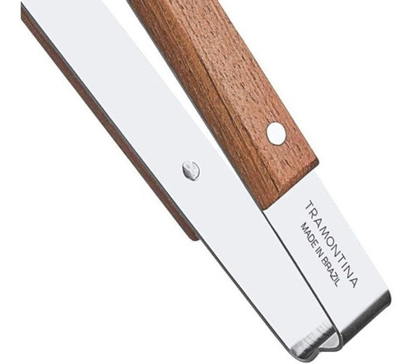 Pinza Para Carne Tramontina Con Mango De Madera Y Hoja Acero 1