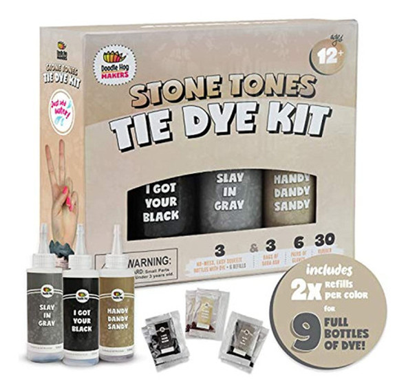 Ropa De Tela Negra Tie Dye, Incluido El Kit De Tinte Tan & C 0 Ropa De Tela Negra Tie Dye, Incluido El Kit De Tinte Tan & C 0