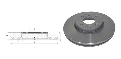 Disco Freno    Renault Clio 1.6 16v. 2007/ C/u 0
