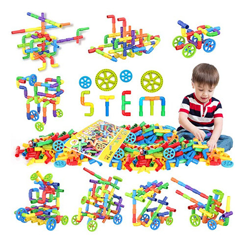 250 Piezas De Bloques De Construcción Stem, Juguetes 0