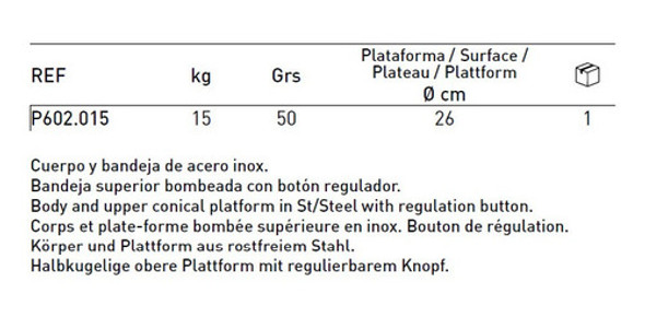 Balanza Mecanica 15 Kilos Pujadas Española 1