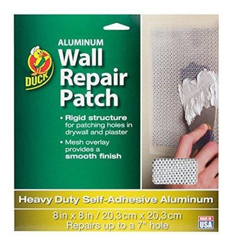 Parche De Reparacion De Pared De Aluminio De La Marca Duck, 1