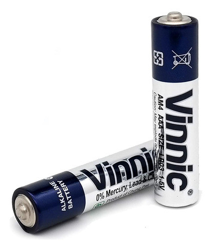 Pilas Alcalinas Vinnic Triple A Aaa X4 Batería Calidad Atrix 1