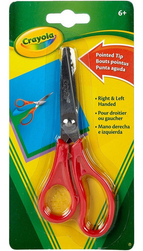 Tijera Crayola En Blister Color Rojo Febo 0
