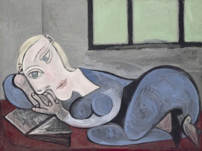 Pablo Picasso - Femme Couchee Lisant - Lámina 45x30 Cm. 0