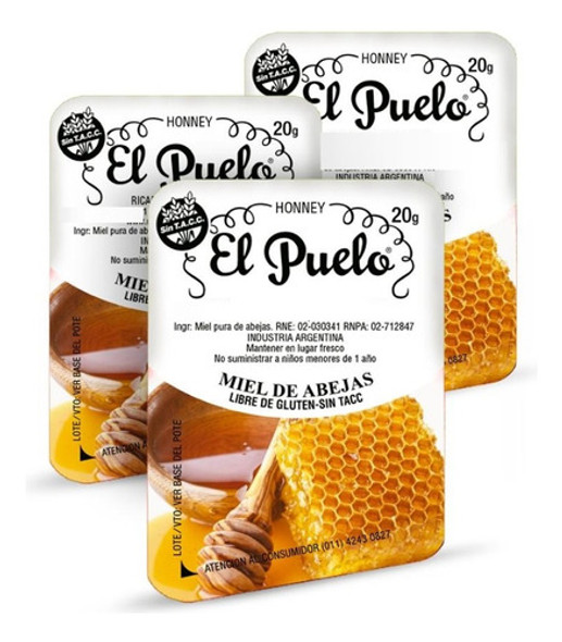 Miel De Abeja Pura Individual Mini  Desayunos X 30 Unidades 0