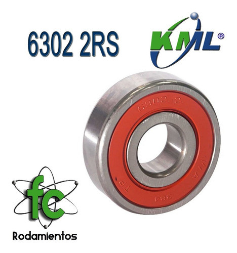 Ruleman 6302 2rs -marca Kml  X 10 Piezas 1