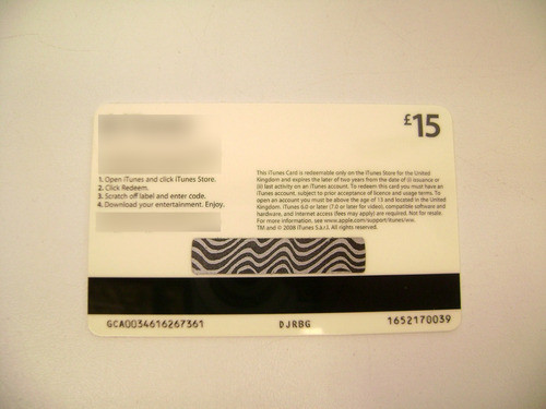 Tarjeta Itunes 15 Libras Inglaterra Londres Coleccion Boedo 1