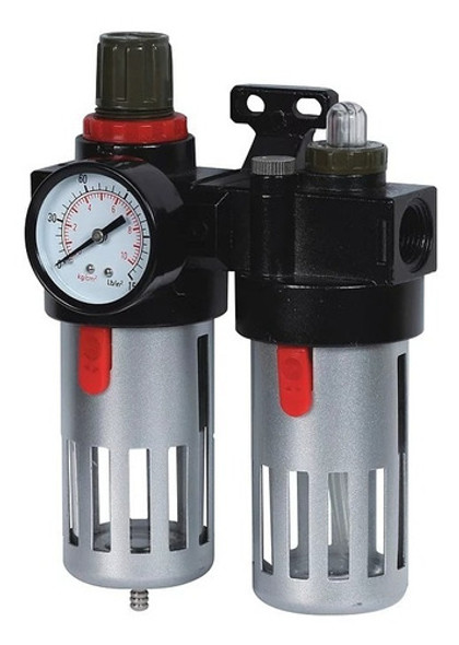 Filtro Regulador Aire Manometro 1/2'' Lubricador Trampa Agua 0
