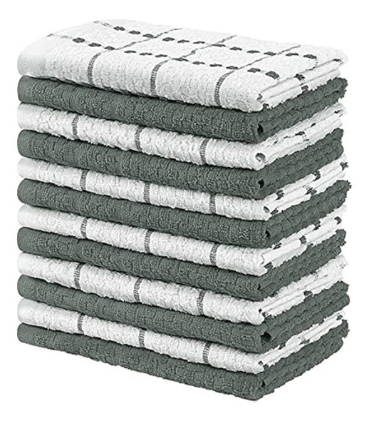 Toallas De Cocina Utopia Towels, 15 X 25 Pulgadas, 100% Algo 0
