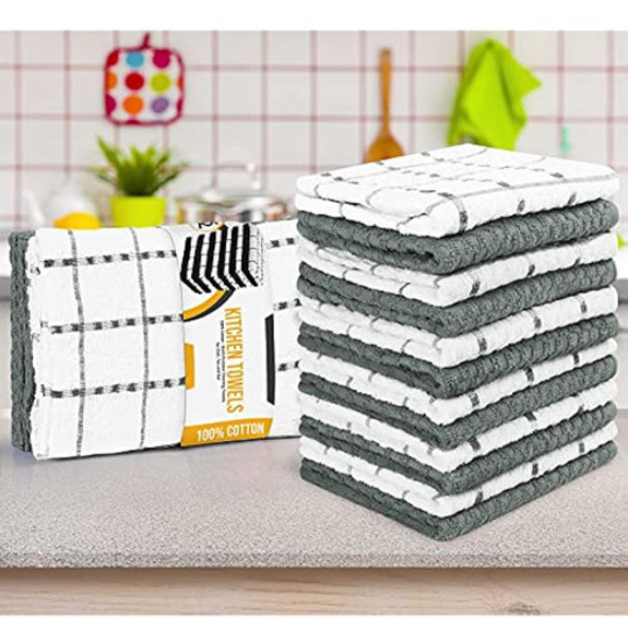 Toallas De Cocina Utopia Towels, 15 X 25 Pulgadas, 100% Algo 1