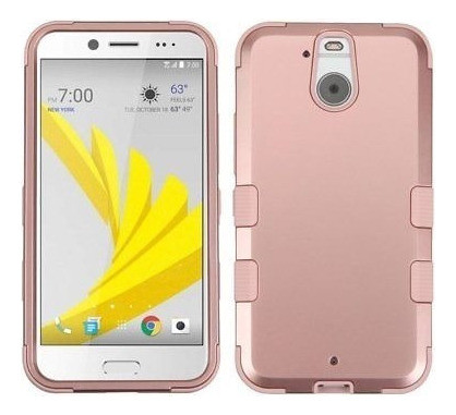 Tuff Doble Capa Híbrida Caucho Pc Estuche Para Htc Evo 10 Pe 1