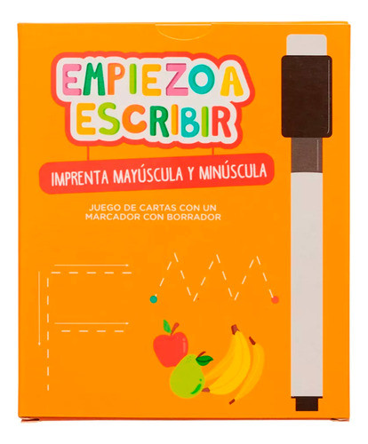 Juegos De Cartas Didácticas Empiezo A Escribir Imprenta 0