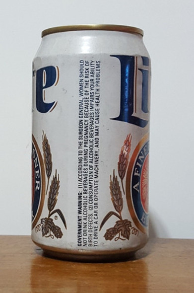 Lata Miller Lite 1991 355 Ml Eeuu, Vacía 1