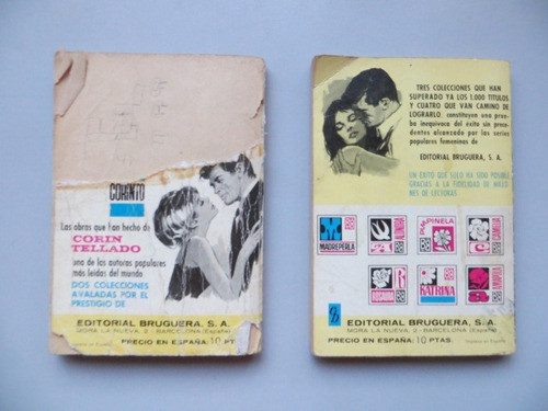 Dos Novelas De Bolsillo Corinto + Serie Rosaura 1
