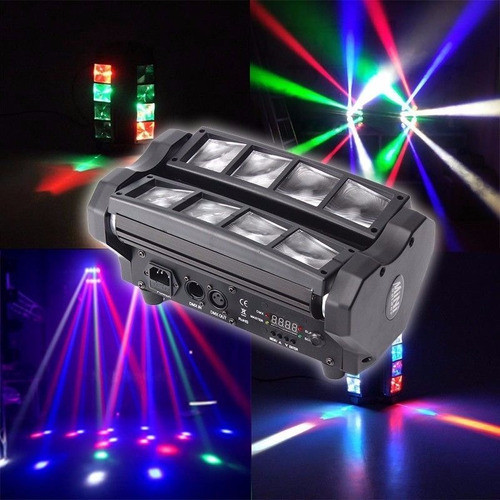 Efecto Led Barredora Audioridmico De Colores Rgbw Dmx 90w 1