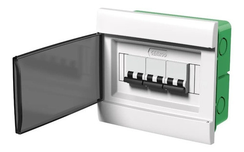 Caja Para Termicas Embutir Din 8 Bocas Modulos Pvc Genrod 0